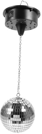 BESTonZON Bühnenlaserlicht Deckendekor Spiegel-disco-kugel-dekoration Discokugellicht Dreht Sich Party-disco-kugel Disco-spiegelkugel Reflektierende Kugel Rotieren Plastik Weihnachten