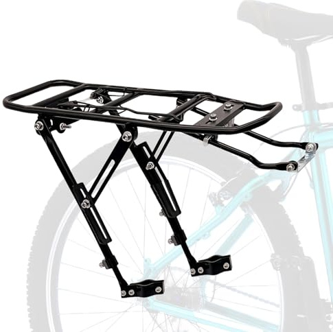 Porte-bagages universel pour vélo, réglable pour 24-29 pouces, capacité maximale de 35 kg