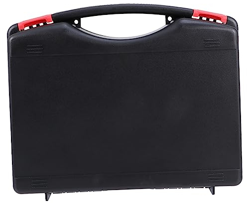 KONTONTY Werkzeugaufbewahrung Kasten Aus Kunststoff Abschließbarer Werkzeugkiste Tragbarer Kleiner Werkzeugkasten Für Werkzeugaufbewahrung