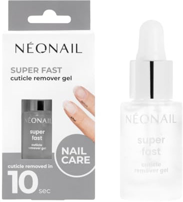 NÉONAIL Super Fast Cuticle Remover Gel – Nagelhautentferner 6,5 ml – Schnelle und schonende Nagelhautpflege – Flüssiges Gel zur Nagelhauterweichung und Exfoliation