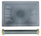 NEXROLA Rodillo Cocina de Acero Inoxidable, Rodillo de Amasar con 4 Discos Ajustables Anillo y marcaje de medición Mat, 42 * 6,5 cm, gris dunkelgrau, inkl. Silicone matte