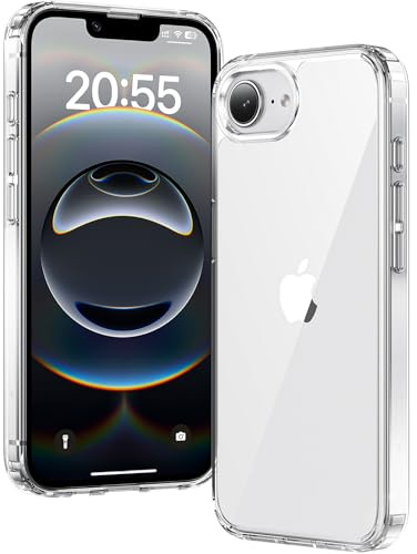 Voyahülle Hülle für iPhone 17e (2026) / iPhone 16e Hülle, Anti-Vergilbung Transparent Handyhülle Stoßfest Schutzhülle, Premium Kratzfeste Case für iPhone 17E / iPhone 16E - Durchsichtig