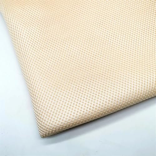 FBANULPEX Tela de Malla para Altavoces，Tela Antipolvo Rejilla de Altavoz, Tela de Malla for Altavoz(Cream,50cm 150cm)