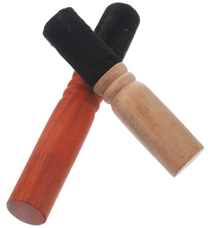 BESPORTBLE 2 Piezas Accesorios Para Cuencos Budistas Mazos De Sonido De Buda Palos De Madera Para Cuencos Sonoros Práctica De