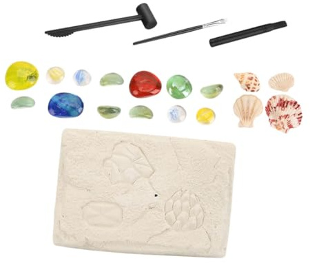 SUPVOX Kit Archéologie Garçon Fille DIY Fouille Gemmes Simulées Éducatif pour Garçons Filles Jeu Découverte Créatif