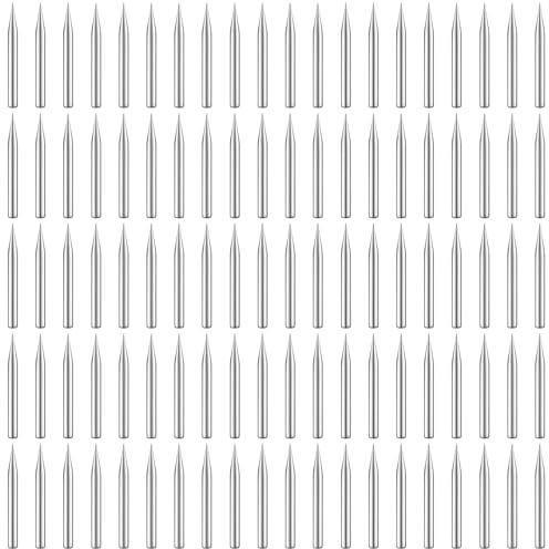 Kingdder 100 Pcs Steel Phonograph Needles Replacement Record Player Stylus Turntable Needles Universal Size Loud Tone Stylus for Antique Turntable Phonographs Record Player