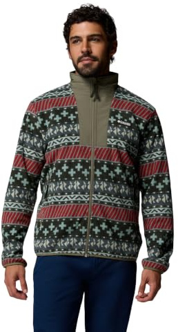 Columbia Sequoia Grove 2 Full Zip Printed Fleece Giacca in pile con zip intera Uomo (Pacco da 1)