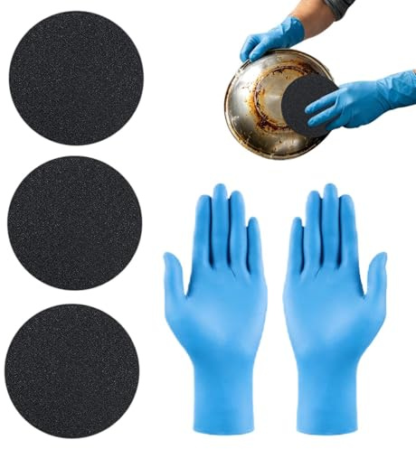 Stainless Steel Pan Cleaner Sponge Burnt-On Cookware Cleaning