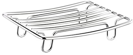 Tiilan Stainless Steel Bar Soap Dish, Draining Sponge Holder for Shower, Bathtub, Kitchen Sink