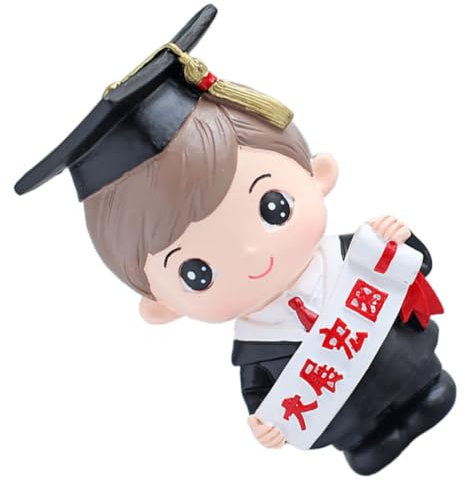 Vaguelly Doktor Miniaturfigur Kuchen Deko Für Abschlussfeier Realistisches Cake Topper Für Torten Und Desserts Für Feierlichkeiten Und Besondere Anlässe