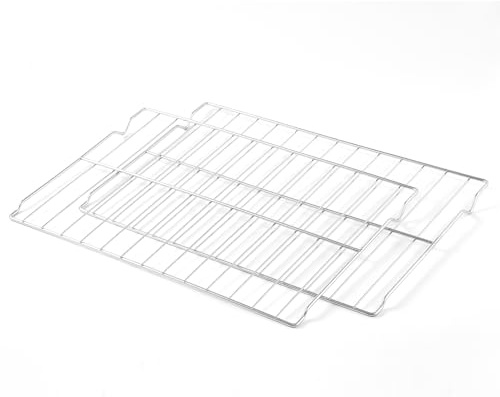 W10256908 Oven Rack Replacement for Whirlpool Stove Oven Parts Amana Maytag Kenmore Jenn-Air Range Oven Racks 304 Stainless Steel WPW10256908 Oven Wire Rack Baking Rack 24 x 15.7 Not Universal 2 Pcs