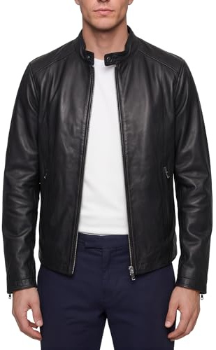 BARONE Giacca Pelle Uomo in vera pelle, giubbotto pelle uomo e giacca estiva, per ogni occasione la migliore giacca pelle uomo Made in Italy giacca MASSI