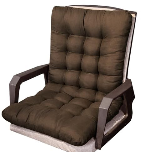 MSNCS Sitzkissen Stuhlkissen Niedliches Sitzkissen Stuhlauflage,Stuhlkissen und Rückenkissen,für Indoor und Outdoor Weicher Dicke Polsterung Steppkissen/Bodenkissen(Color 1,45x85cm/17.7x33in)