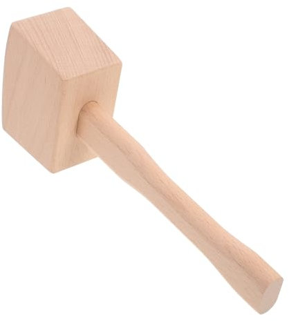 SHINEOFI Woodworking Tools Multi-Purpose Carpentry Hammer Compact Comfortable Grip Leathercraft Mallet