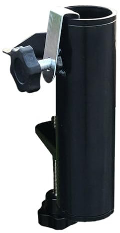 Sonnenschirmhalter, robuste Schirmklemme, Metall-Schirmständer, Eisen-Sonnenschirmhalter für, Hof, Balkon, Deck, Boote, Terrassenschirmklemme, Metall-Angelschirm-Montageklemme für, Hof