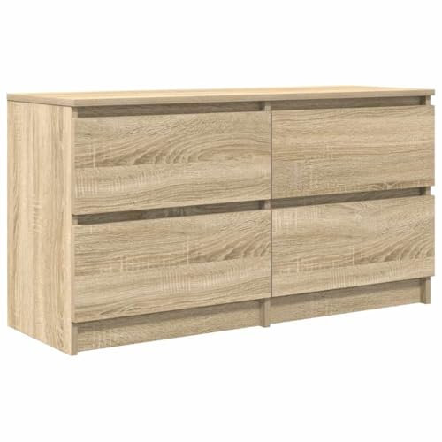 vidaXL Mobile Porta TV Rovere Sonoma 100x35x54 cm in Legno Multistrato, Mobile TV, credenza TV, Armadio ad Alta fedeltà, banco TV, Mobile Porta TV