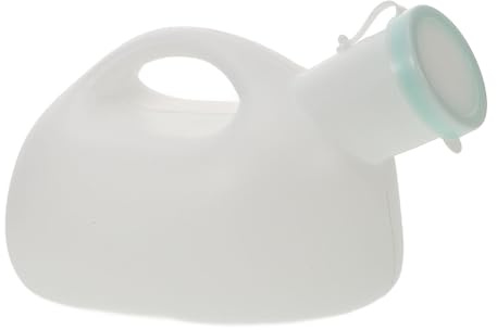 VALICLUD Urinario Portátil Para Hombres 2000ml Tapa Botella Para Orinar Grande De Plástico Resistente Para Personas Mayores y Pacientes Postrados Uso Higiénico y Práctico