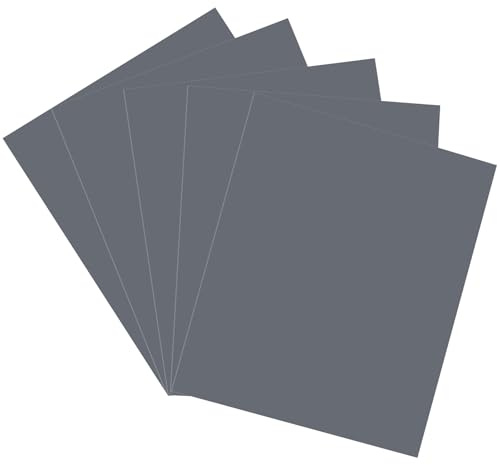 Shineboc 5000 Grit Sandpaper, 9 x 11 Inch Wet Dry Sand Paper Hand Abrasive Sanding Sheets for Wood Metal Automotive Sanding and Polishing, Extra Fine - 5 Sheets | 5 Sheets, for Wood Metal Automotive Sanding and Polishing, Extra Fine