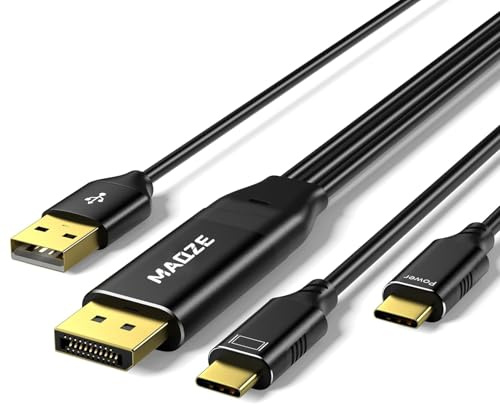 Maqze Cavo da DisplayPort a USB C, 1,8 m, 4K a 60 Hz