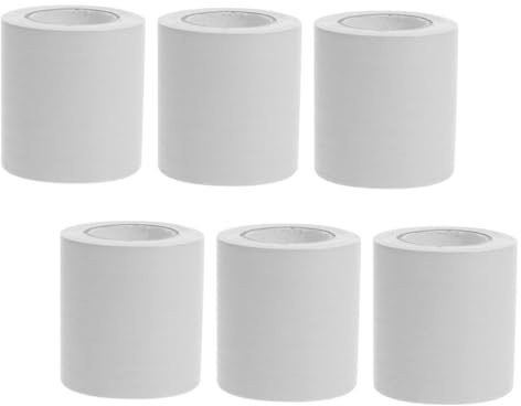 SEWACC 6rolls Self-Adhesive Baseboard Trim Wall Stickers PVC Skirting Board Covers for Bedroom Living Peel and Stick Baseboard Molding Trim
