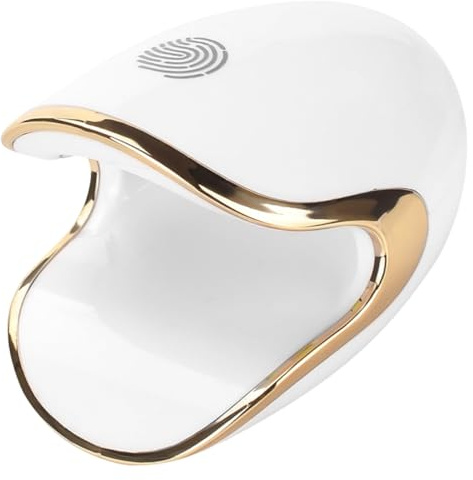 HONITANO Lampada UV per Unghie Piccola e Portatile 6w Compatta in Plastica Bianca Ricarica Type-c per Uso Personale e Manicure Professionale