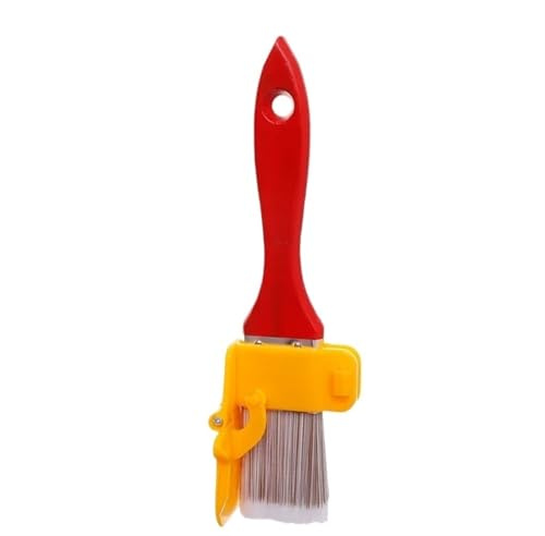 Pincel con mango de madera, 1/2/3 piezas de pinceles for pintar paredes, esquinas interiores, bordes ocultos, separación color, pintura, mango borde(1pc)