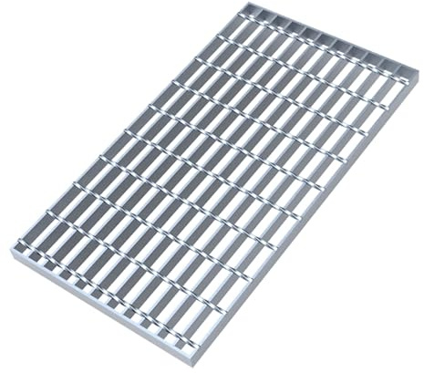 Rejilla de Drenaje Acero Galvanizado, Tapa de Drenaje Zanja Resistente y Duradera, Rejilla de Sendero de Canal Rectangular Patio, Fábrica, Obra en Construcción(45 cm/18 in)