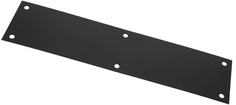 VILLCASE Placa de Protección para Puerta de Acero Inoxidable Diseño de Zócalo, Fácil Instalación y Limpieza, Adecuado para Uso Hogar y Exteriores