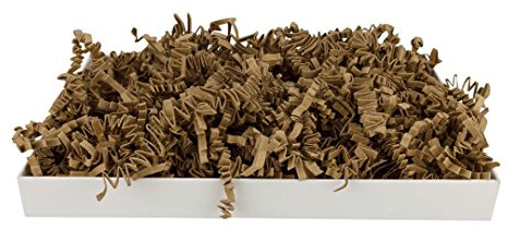 SizzlePak 011, natur, braunes Füllmaterial und Polsterpapier zum Füllen, Polstern, Ausstopfen, Dekorieren von Geschenk-Verpackungen, Deko - 1 kg | Zum Füllen, Polstern, Ausstopfen, Dekorieren von Geschenk-Verpackungen, Deko