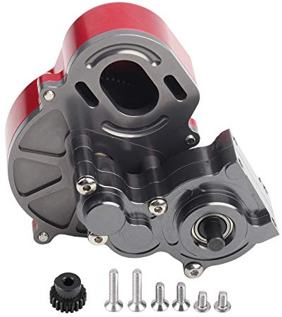 RC bil växellåda, metall RC Center växellåda med skruvar för AX10 SCX10 1/10 RC Crawler Car Bearing Parts Upgrade Accessories