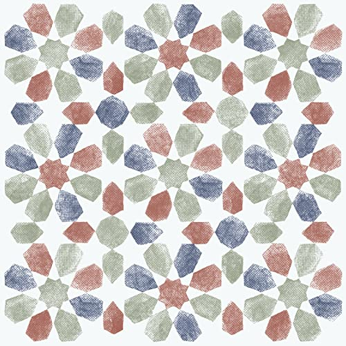 d-c-fix piastrelle adesive pavimento Foglie Spagnole - 11 pezzi - PVC vinile impermeabile rivestimento vinilico listoni mattonelle per uso interno, bagno e cucina 30x30 cm