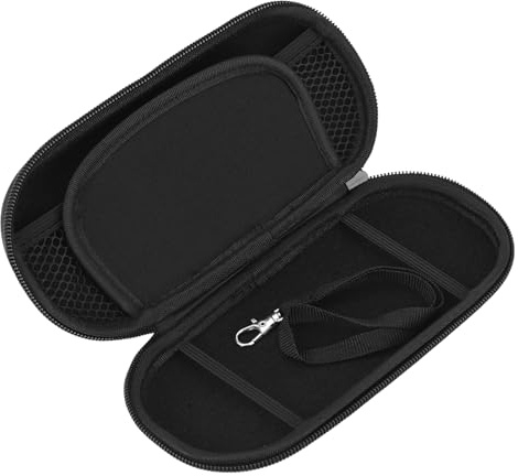 Custodia, custodia rigida protettiva blu con tasca a rete e design compatto, Custodia per , per protezione e trasporto della console , blu, dimensioni compatte