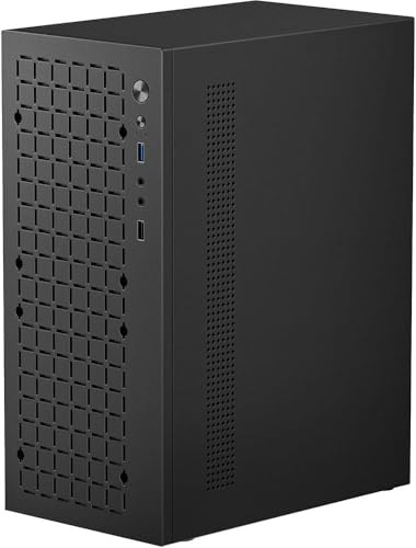 Micro ATX Gehäuse PC Case: MATX Case Mini PC ITX Desktop Computer Gehäuse，Mini ATX MATX DTX ITX Case mit USB3.0, Unterstützung 3.5'' HDD