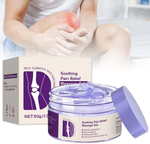 Gel violet anti-douleur articulaire Kreain 2, gel violet anti-douleur articulaire Kresin, soulagement apaisant pour les genoux, le dos, le cou, les mains et les pieds (1)