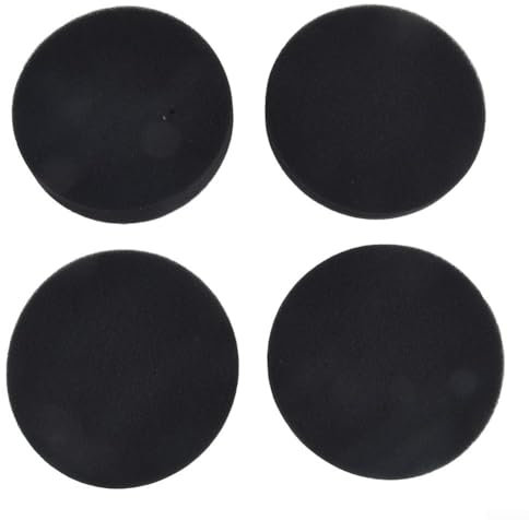 Floweringbeter Filtros de esponja, filtros de repuesto para aspiradoras, 0.9 x 5.3 pulgadas, negro, filtro de espuma de repuesto, para aspiradoras verticales sin bolsa Helix (paquete de 4)