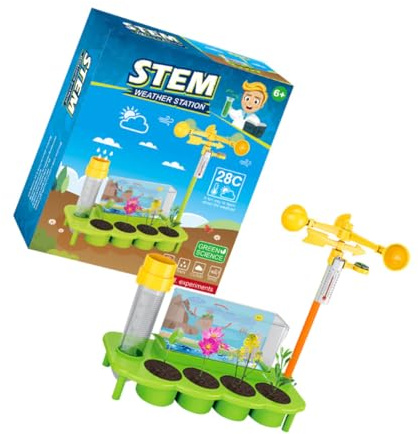 FRCOLOR Ecological Toy Planting Meteorological Watch Toy Garden Boys and Girls Educational