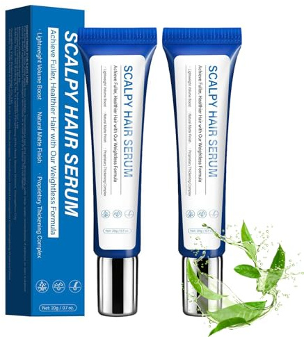 2PCS Sea-puri Scalp Serum, Sea-puri Hair Growth Serum for Women & Men, Scalp Ser-um for Hair Growth, with Niacinamide, Tea Extract, Reduces Hair Loss, Promotes Hair Regrowth, Non-Greasy, Refreshing