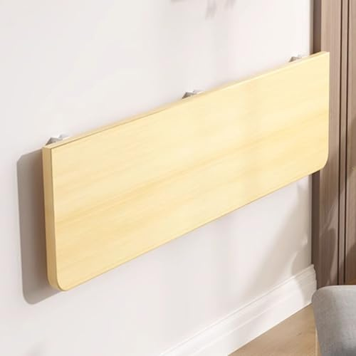 Tavolo da Muro Pieghevole, Tavolo a Muro Richiudibile, Non Necessita di Foratura, Adatto per Lavanderia, Ufficio Domestico, Postazione di Lavoro(Yellow,40 x 30 cm)