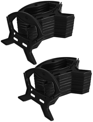KICHOUSE 20pcs Small Cable Winder Cord Storage Reel Set Black Heavy-Duty Wire Spool Organizer for Charging Cables Audio and Video Wires Suitable for Home and Office