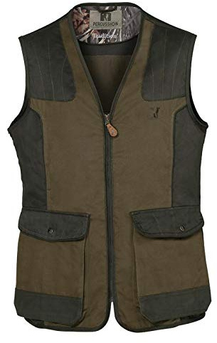 Percussion Gilet de Chasse Tradition brodé Sanglier