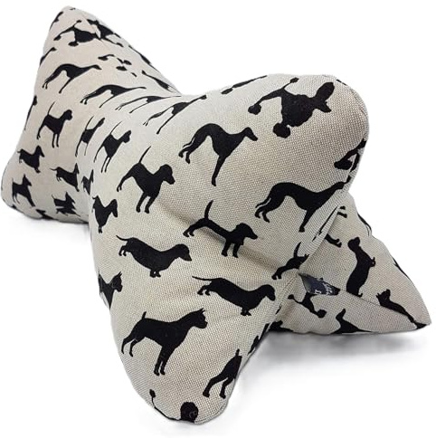 Ergonomischer waschbarer Leseknochen - Handgefertigt in OWL - Made in Germany: Lese-/Meditations-/Relax-/Nackenkissen - Bücher-/Tablet-/Smartphonestütze - Hunde: Dackel, Pudel, Boxer