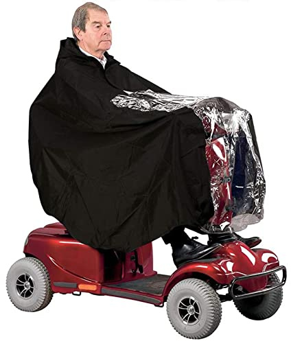 KACIOPOO Multifunctional Rain Poncho Raincoat Universal Waterproof Mobility Scooter Cape Cover, Upgraded Outdoor Reusable Rain Cover for Outdoor Activities,Hiking and Cycling