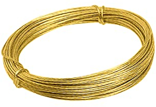 SAVITA 6 m Hanging Wire for Picture Hanging, Multi-Stranded Metal Wire for Photo Picture Hanging Wire for Artwork, Mirrors, Clocks