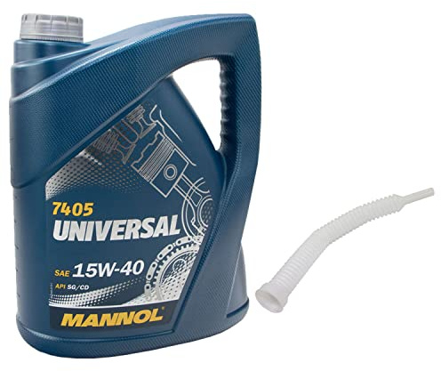 Motoröl Motor Öl MANNOL 15W-40 Universal API SN/CH-4 5 Liter mit Ausgießer
