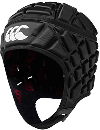 Canterbury Unisex-Jugend Headguard Raze Kopfschutz JU, Black/True Red, XXS