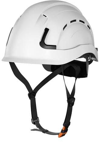 Defender Safety H2 Safety Helmet Hard Hat, Type 2 Class C and E, ANSI Z89.1 and EN 12492 Rated (Vented, White)