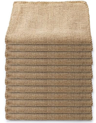 Windyun 12 Pack Potato Sack Race Bags Burlap Bags with Drawstring Natural Jute Reusable Root Vegetable Storage Gunny Sack for Food Strong Race for Birthday Party Game (20 x 29 Inch)