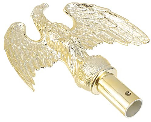 Supvox Eagle Flagpole Topper Ornament Mit Adlerkopf Dekorativer Fahnenmastaufsatz Aus Wetterfest Und Leicht Für Garten Und Außenbereich