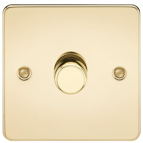 1G 2-way 10-200W (5-150W LED) Intelligent dimmer - Polished Brass