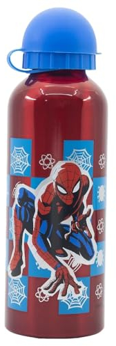 Gourde enfant Spiderman Marvel bouteille en aluminium 530 ml avec bec et couvercle